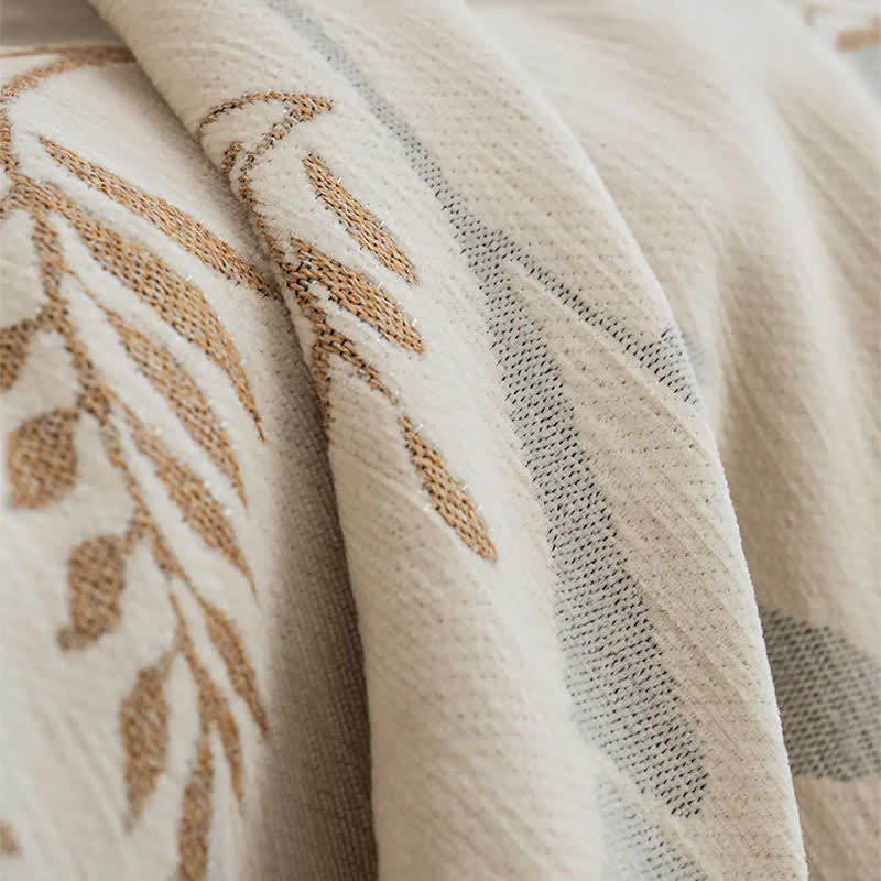 Subtle Branch Chenille Sofa Throw Blanket - image 4