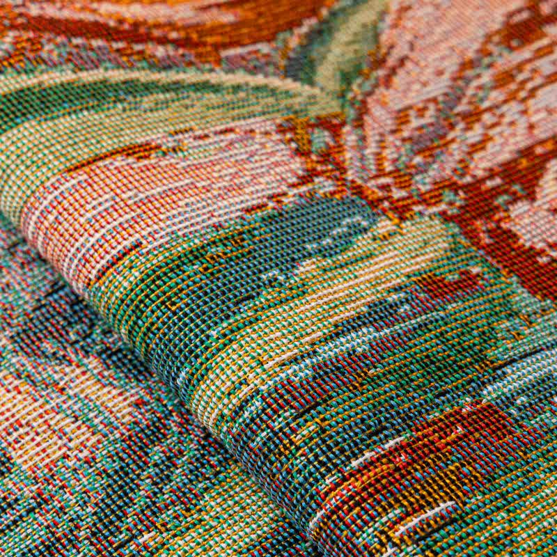 Oil Painting Ruffled Sofa Throw Blanket - image 6