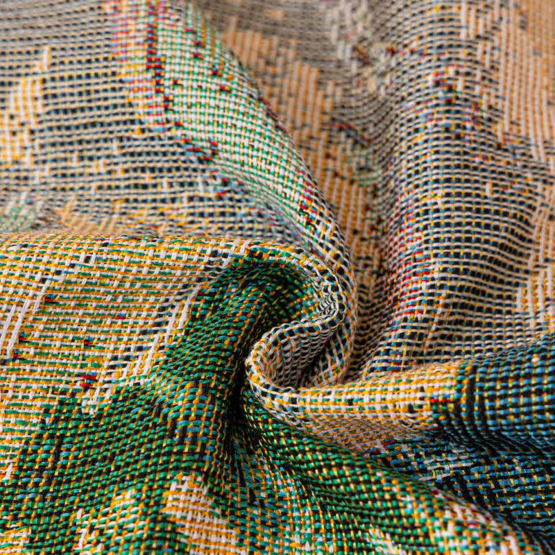 Rustic Style Ruffled Sofa Throw Blanket - image 5