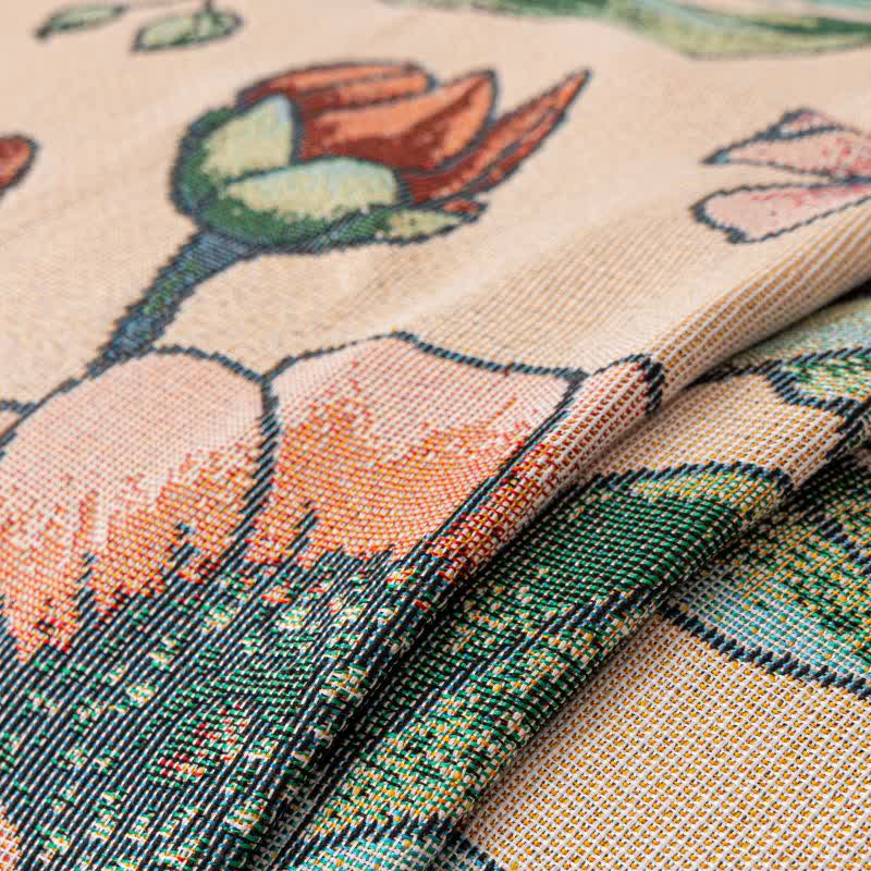 Branch Floral Ruffled Sofa Throw Blanket - image 6