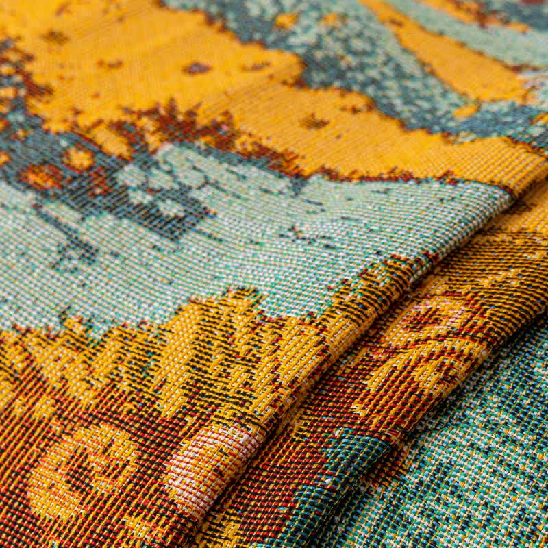 Artistic Forest Ruffled Sofa Throw Blanket - image 5