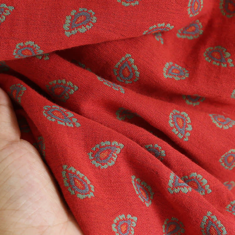 Paisley-inspired Jacquard Cotton Gauze Pajamas - image 11