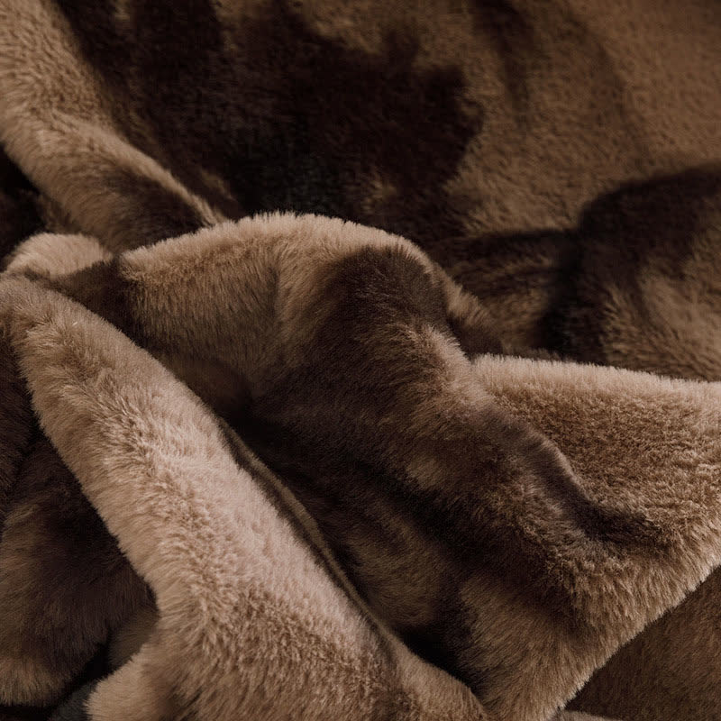 Ink Floral Warm Throw Blanket - image 9