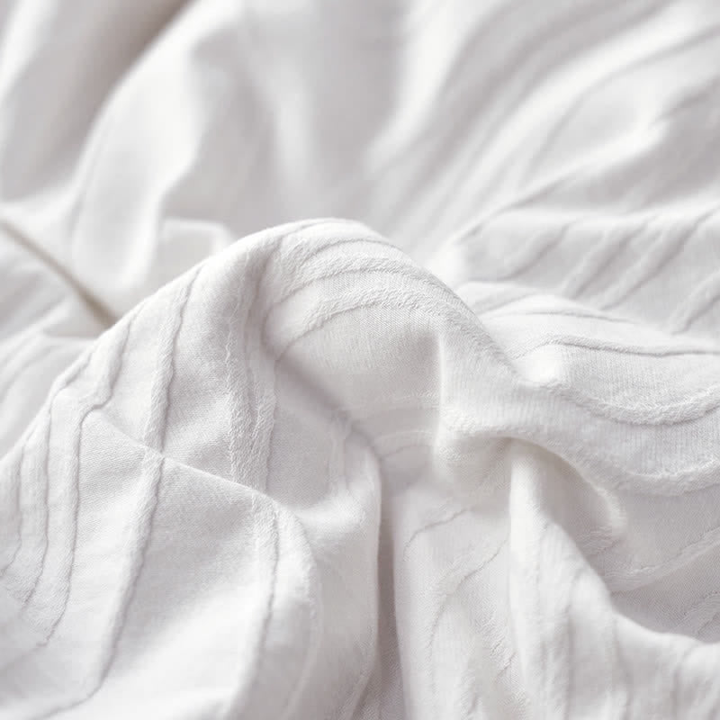 Minimalist Tree Rings Cotton Bedding Set(3PCS) - image 8