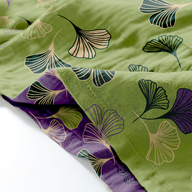 Ginkgo Cotton Gauze Kimono Loungewear Set - image 56