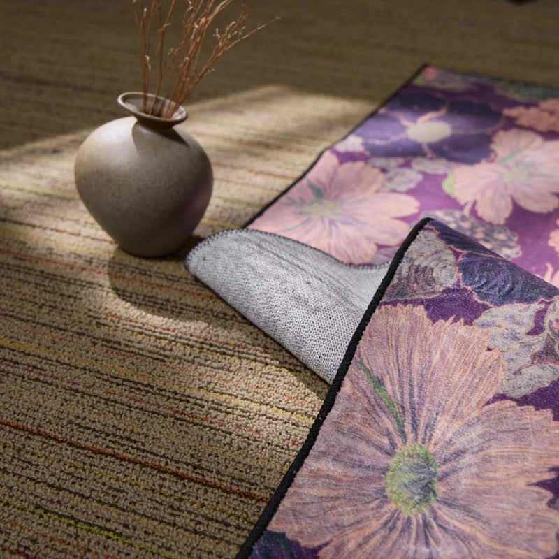 Vintage Botanical Foldable Anti-slip Area Rug - image 7