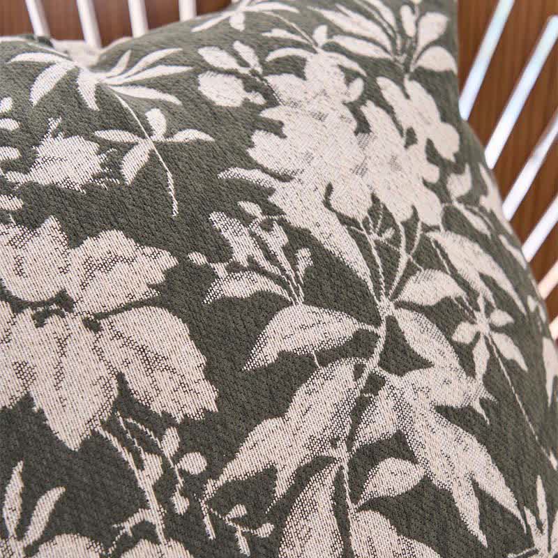 Floral Leaf Throw Pillow with Insert - image 10