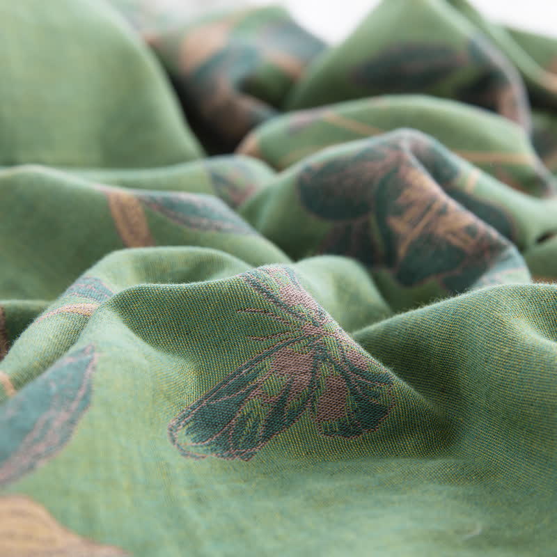 Elegant Lily Cotton Gauze Bedding Set (4PCS) - image 10