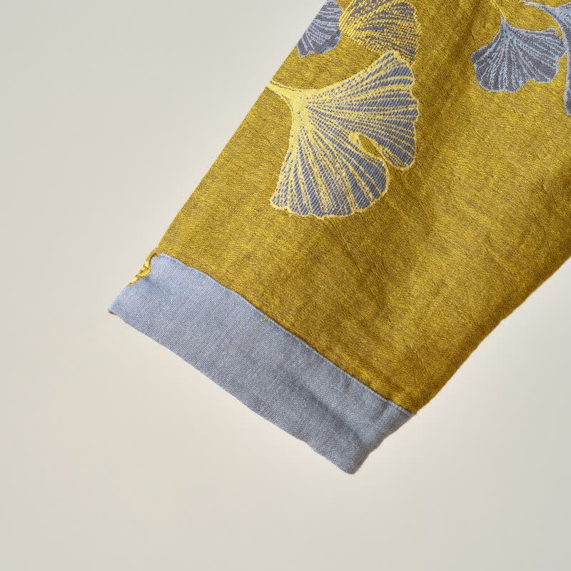 Ownkoti Ginkgo Leaf Hanfu Inspired Cotton Nightdress - image 27