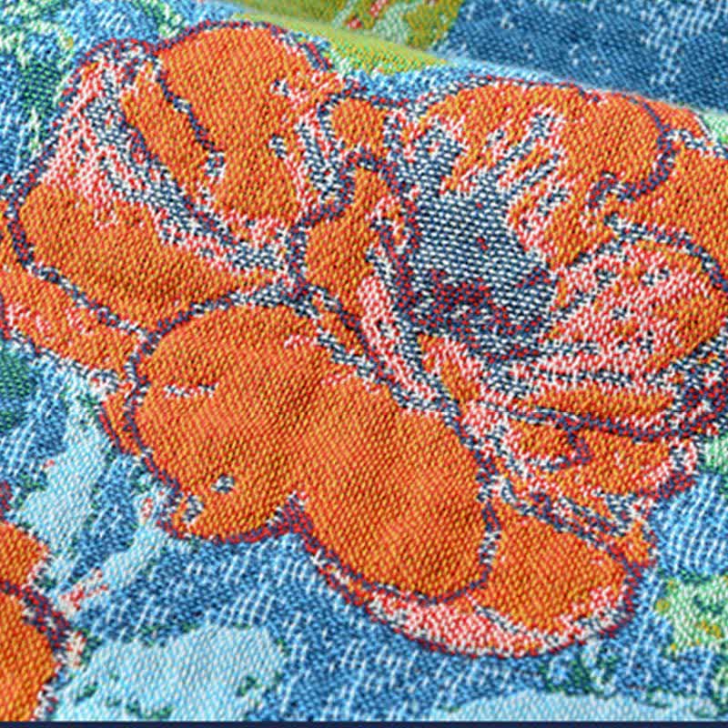 Ownkoti Artistic Floral Bird Cotton Gauze Blanket - image 6