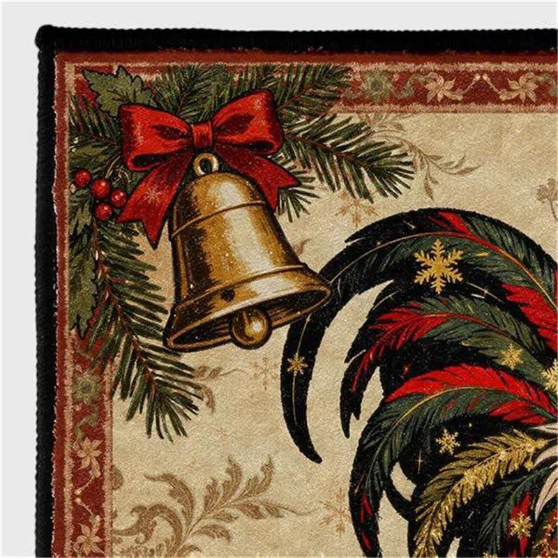 Rustic Farmhouse Rooster Rectangle Area Rug - image 5