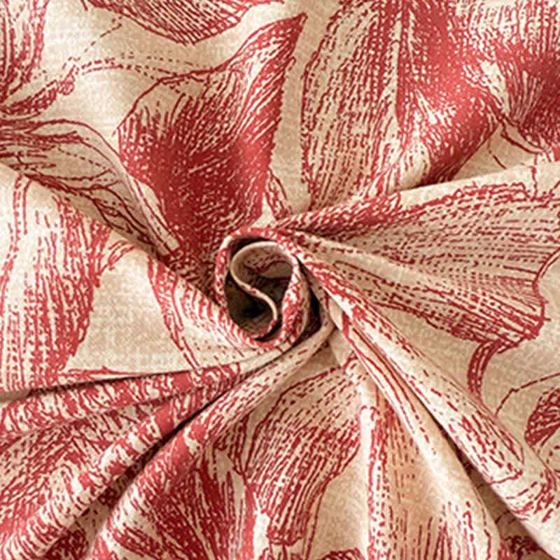 Red Leaf Brushed Cotton Sheet Bedspread - image 2