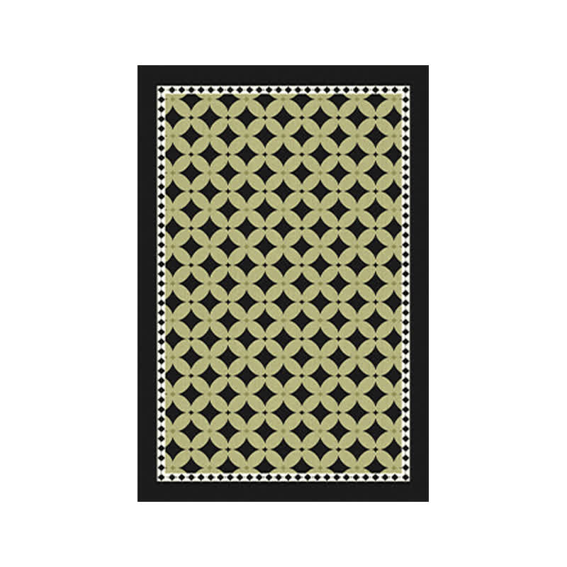 Green Geometric Diamond Area Rug - image 7