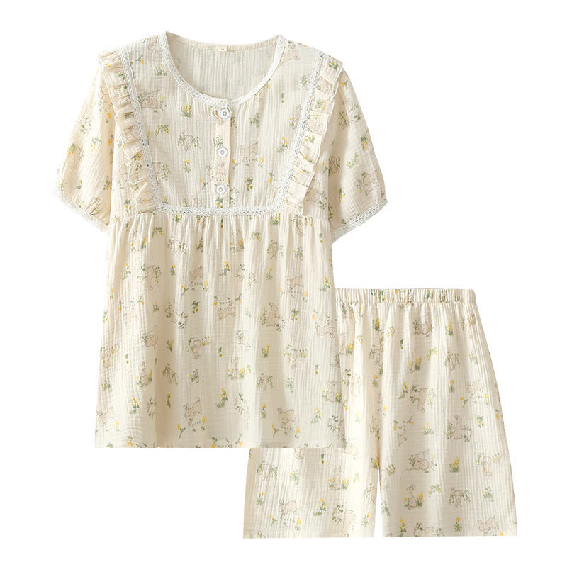 Refresh Bunny Pure Cotton Pajama Set - image 12