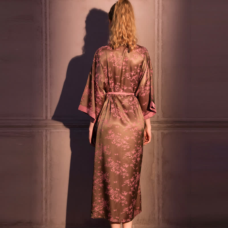Botanical Branch 3/4 Sleeve Robe - image 5