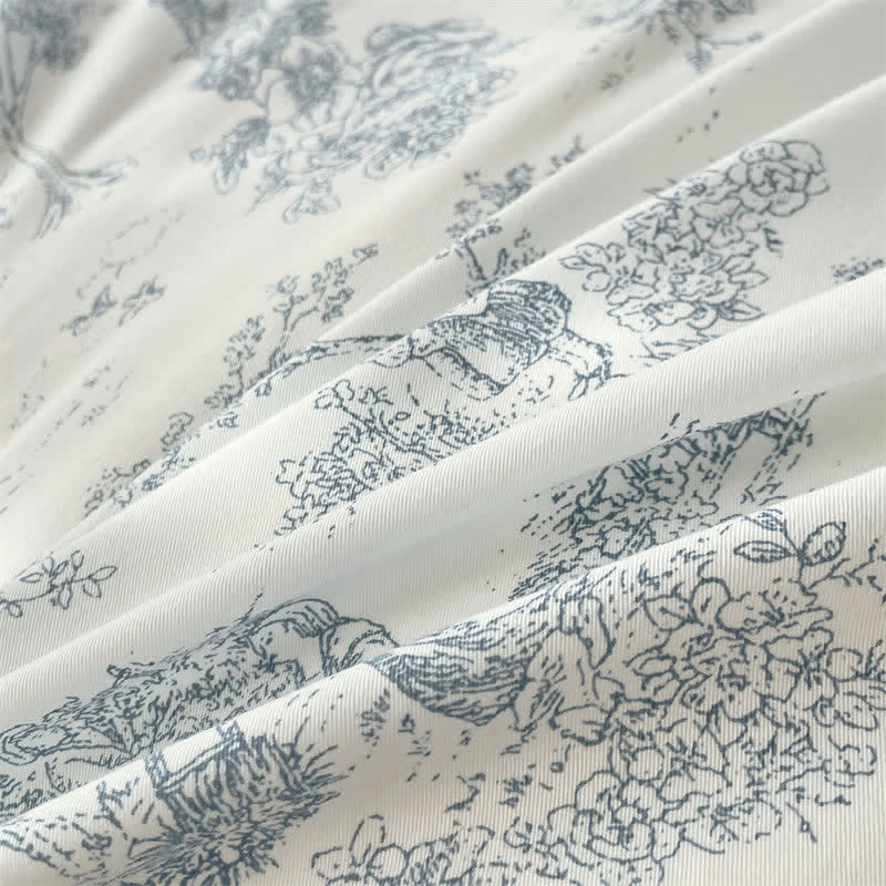 Elegant Forest Pure Cotton Bedding Set(4PCS) - image 13