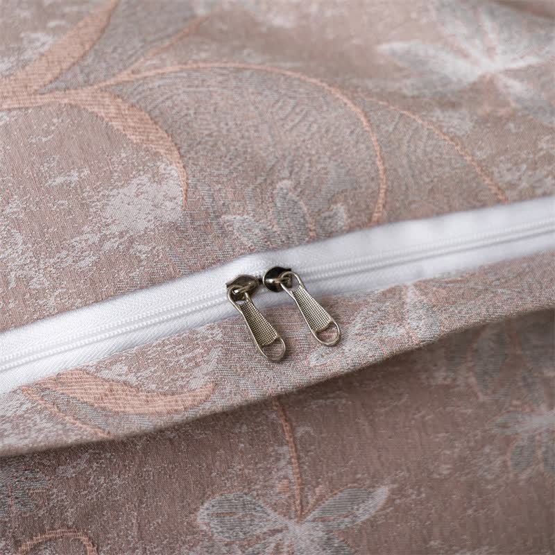 Elegant Floral Cotton Double Gauze Bedding(4PCS) - image 31