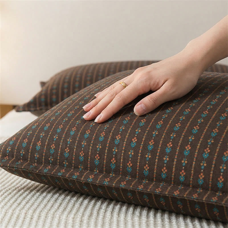 Vintage Bohemia Button Cotton Pillowcases (2PCS) - image 2