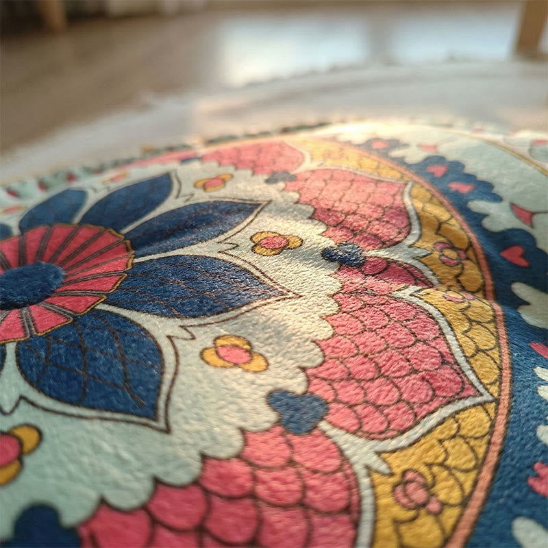 Mandala Bohemian Leaf Throw Pillow - image 2