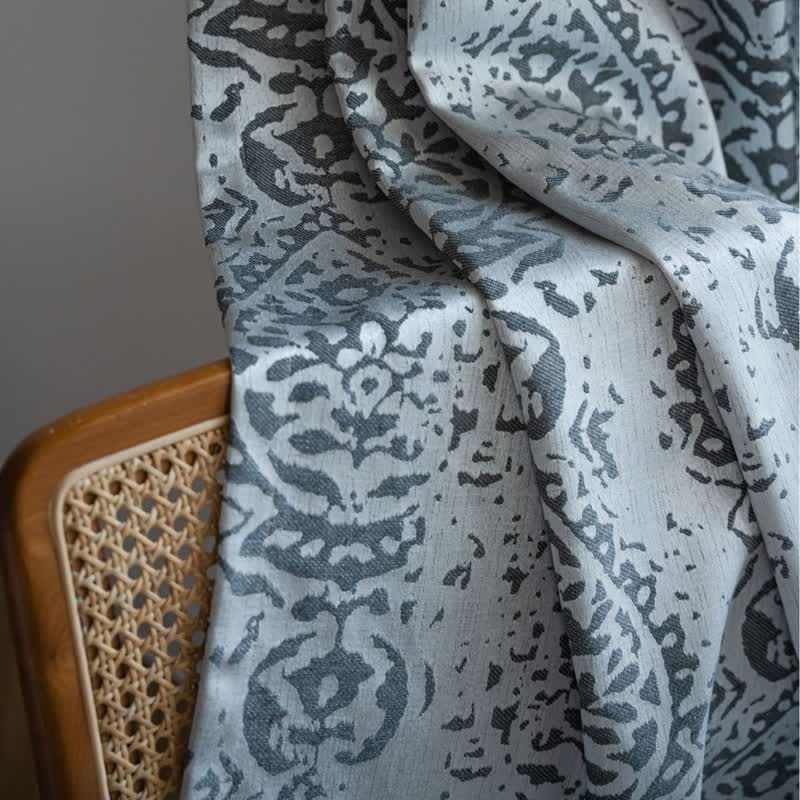 Vintage Style Water Drop Pattern Curtain - image 8