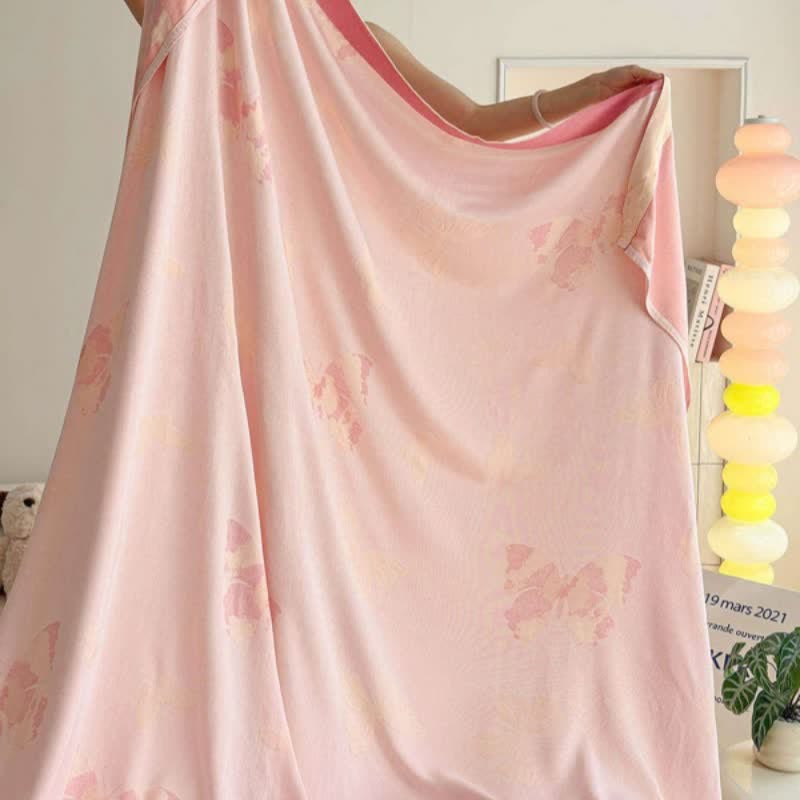 Artistic Butterfly Bamboo Fiber Summer Blanket - image 8