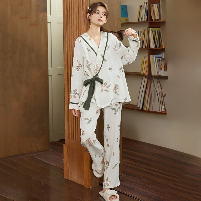 Woodland Squirrel & Acorn Loungewear Set - image 5