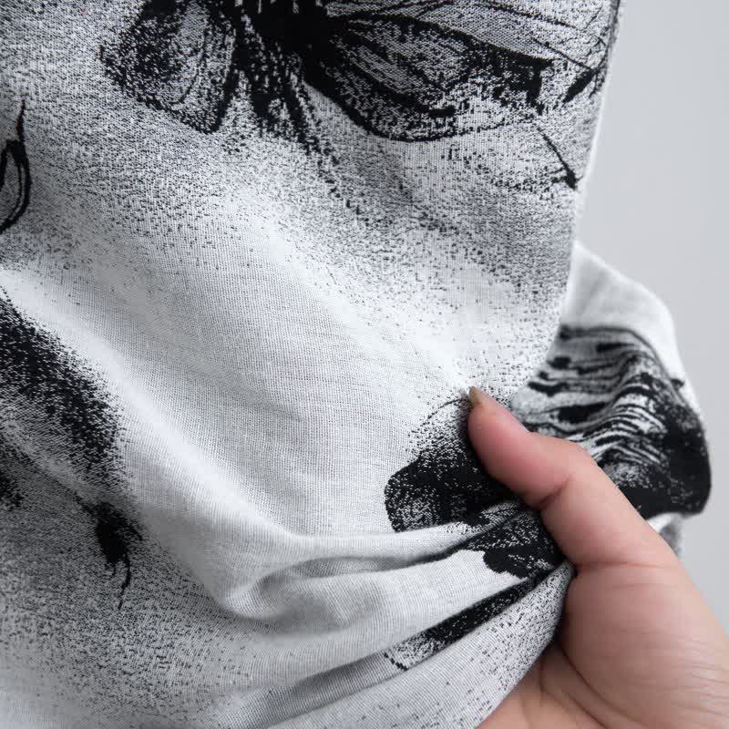 Watercolor Floral Organic Cotton Kimono Robe - image 37