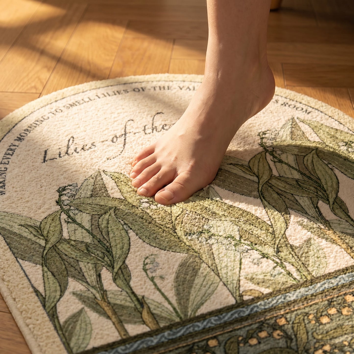 Vintage Lily of the Valley Area Rug - image 4