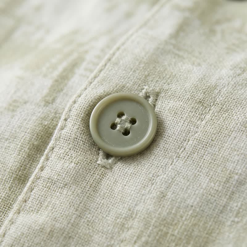 Light Floral & Subtle Gingham Button Loungewear Set - image 8