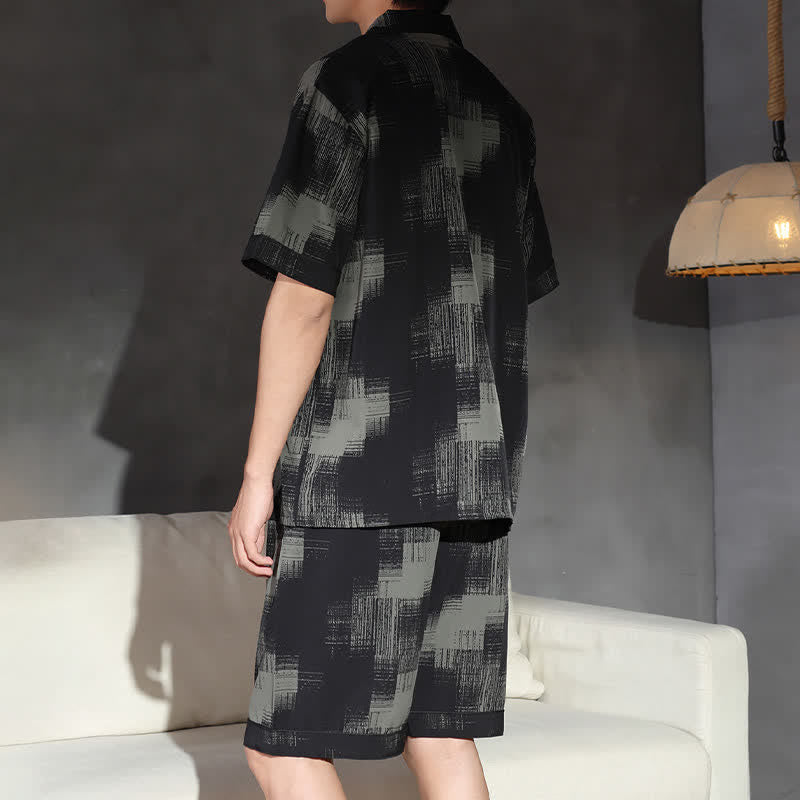 Plus Size Dark Abstract Loungewear Set - image 6