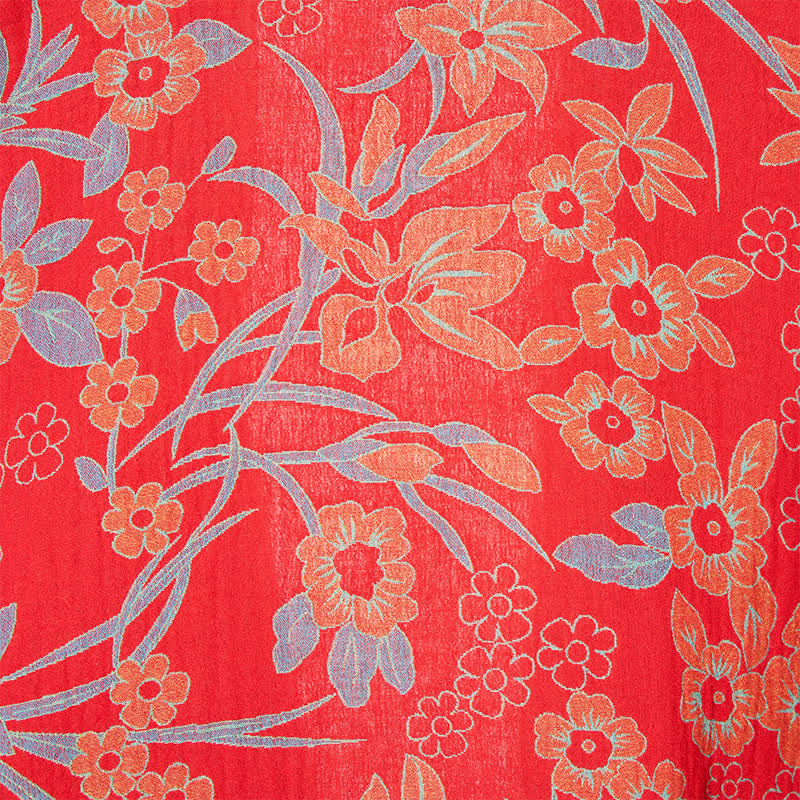 Bohemian Floral Muslin Gauze Kimono Robe - image 8