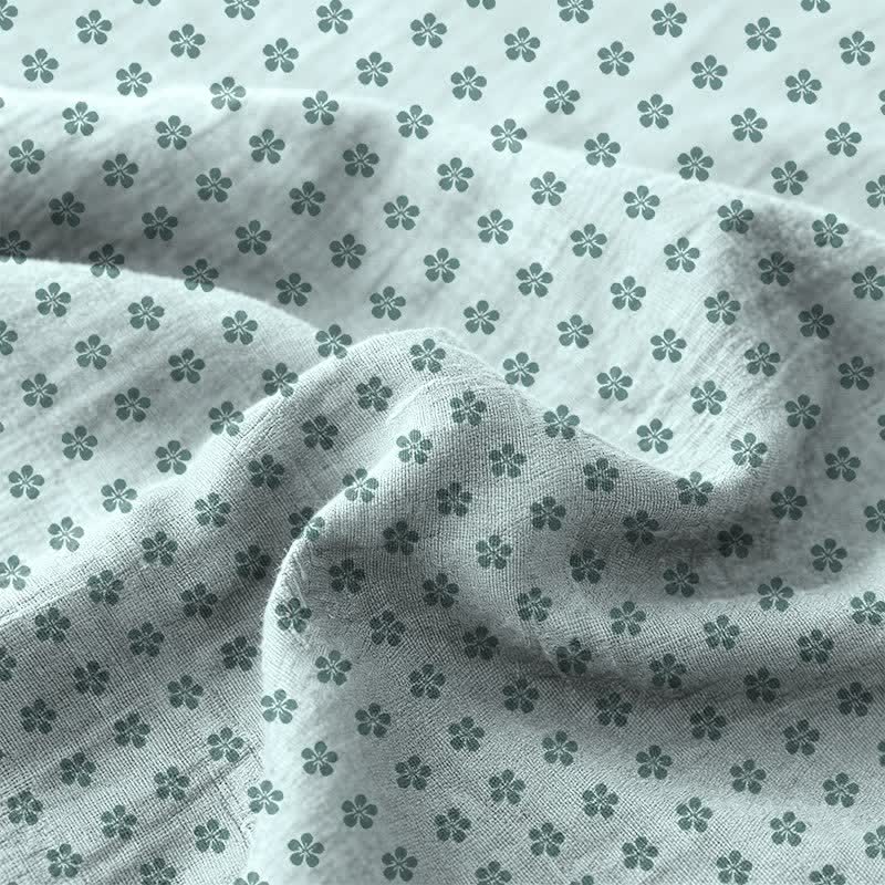 Cherry Blossom Cotton Double Gauze Bedspread - image 3