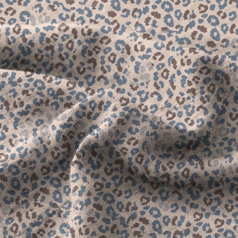 Leopard Print Cotton Double Gauze Bedspread - image 7
