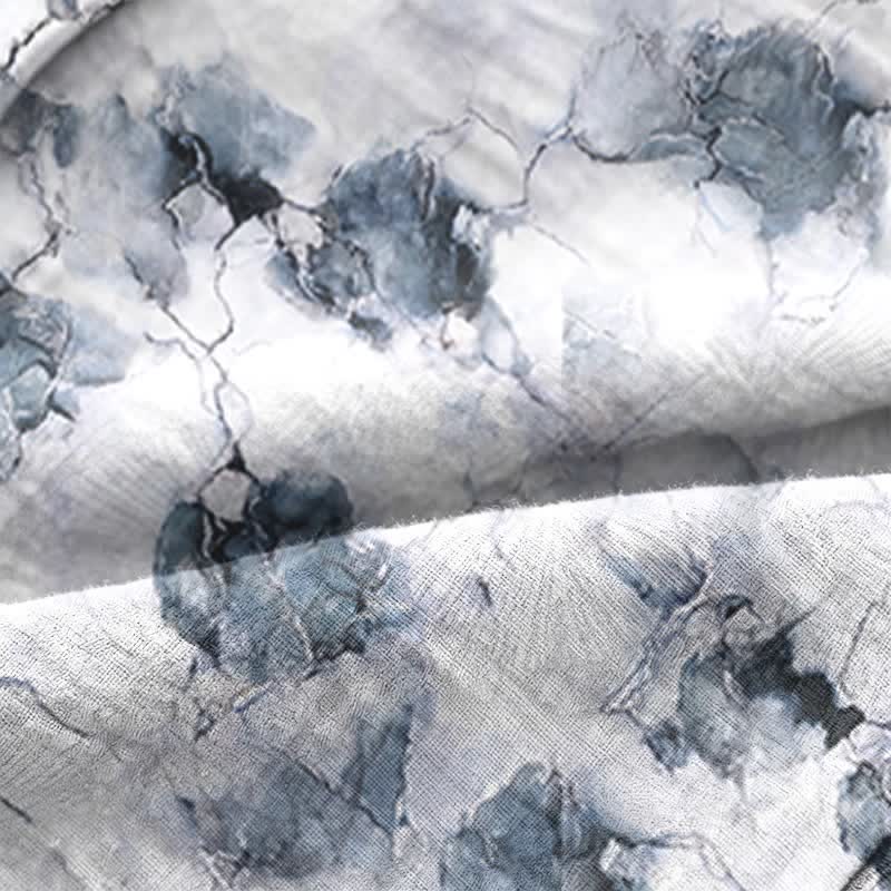 Unisex Style Ink Wash Pajama Set - image 7