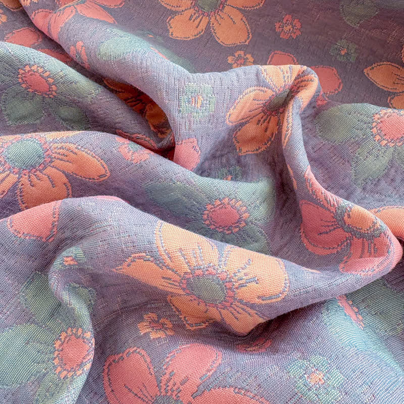 Ditsy Floral 3-layer Gauze Bedspread Quilt - image 10