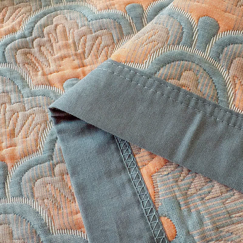 Jacquard Sea Shell 3-Layer Muslin Cotton Quilt - image 11