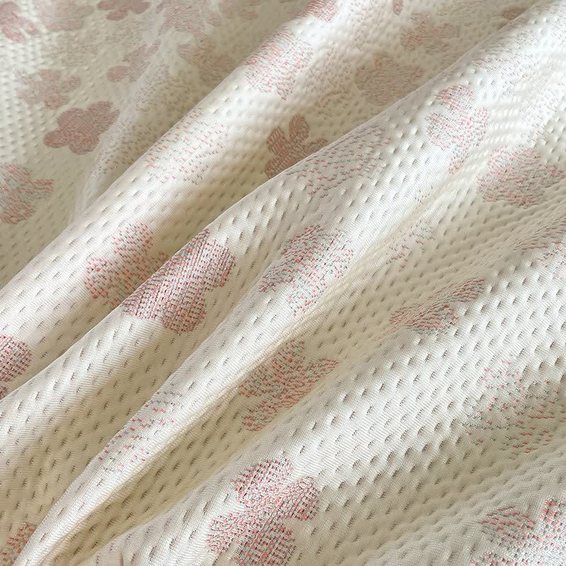Ruffled Floral Jacquard Bedspread Set - image 9