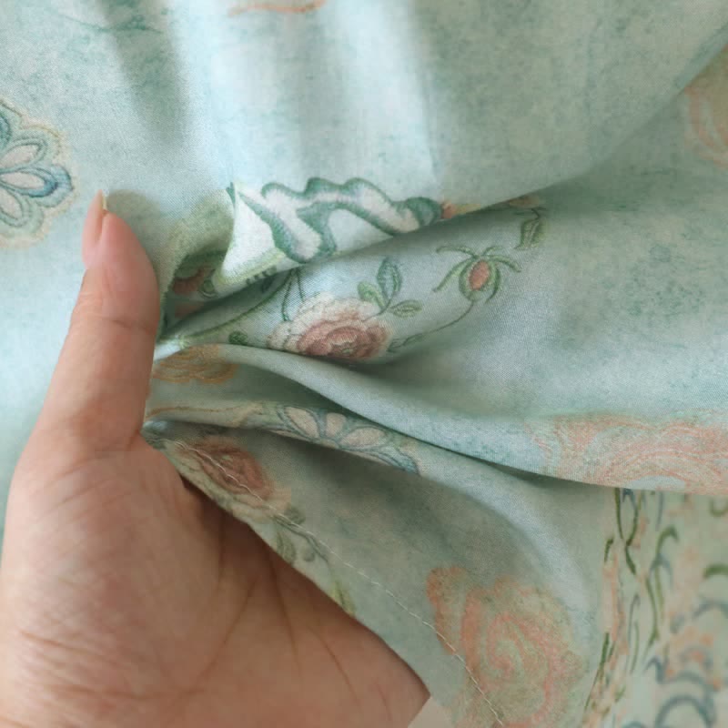 Oriental Traditional Floral Women's Pajamas - image 10