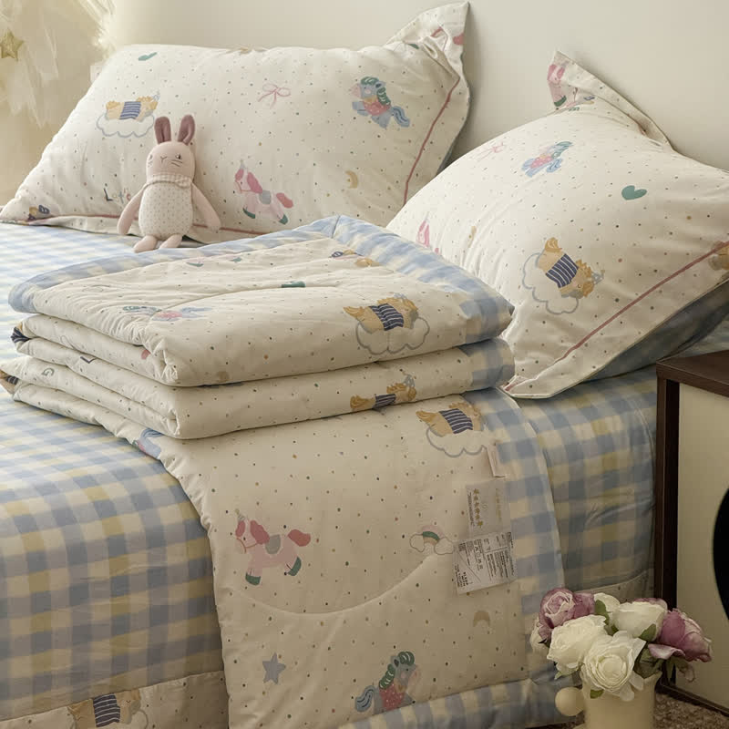 Pure Cotton Whimsical Print Bedding Set - image 3