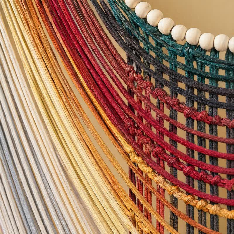 Bohemian Cotton Beaded Wall Hanging Decor - image 5