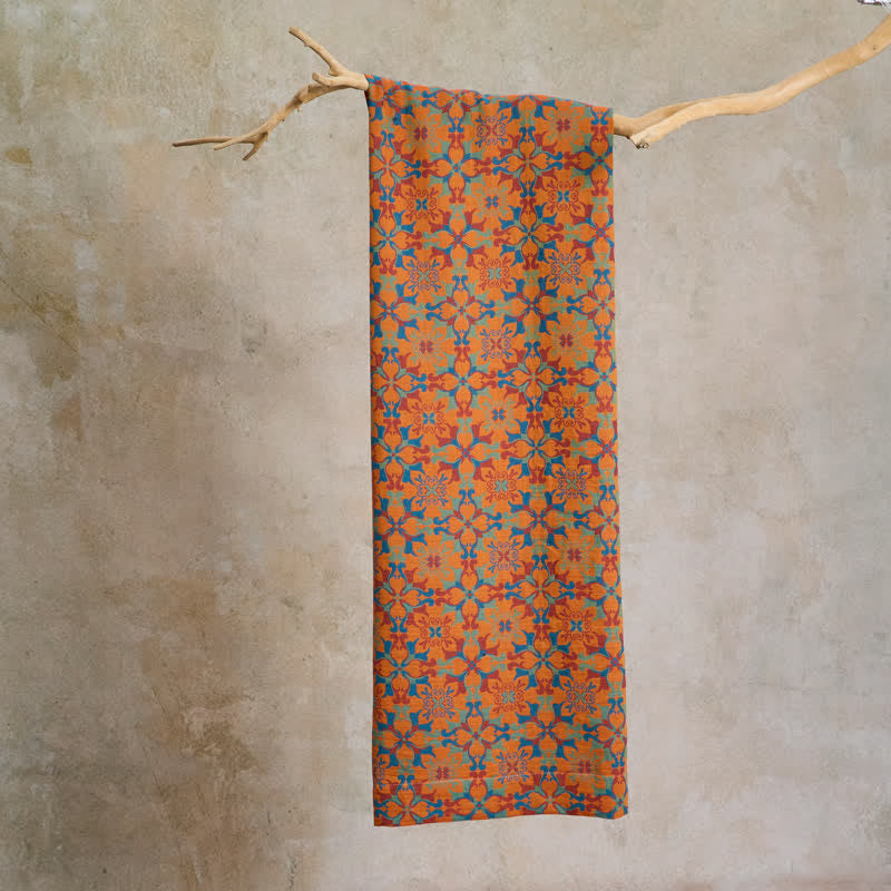 Floral Medallion Cotton Jacquard Fabric - image 9