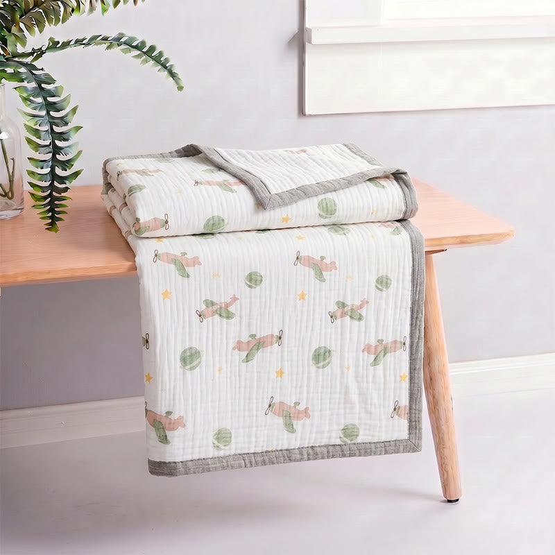 Little Sky Adventure Cotton Muslin Blanket - image 6