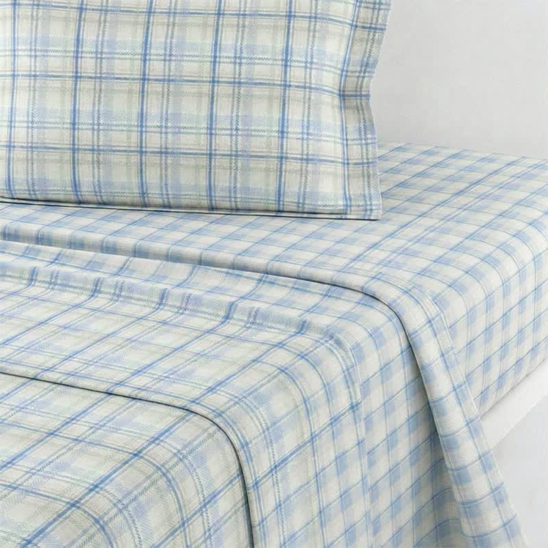 Thick Thin Plaid Dorm Bedding Set - image 11