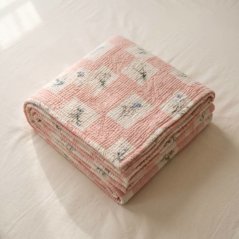 Cottage Bloom Cotton Bedspread Quilt - image 3