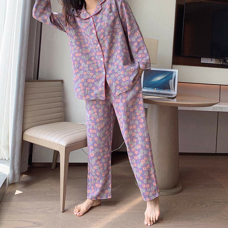 Plus Size Rural Cotton Loungewear Set - image 1