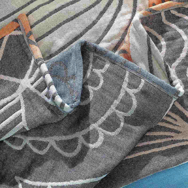 Shell Print Blanket Reversible Sofa Cover - image 7