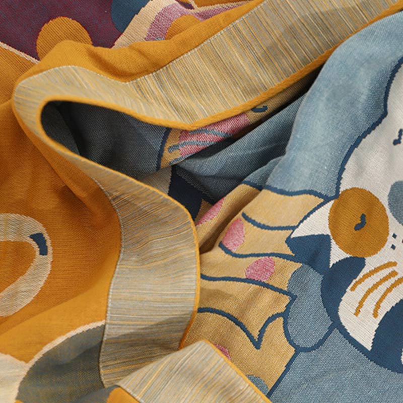 Ownkoti Cute Animal Cartoon Reversible Cotton Quilt - image 9