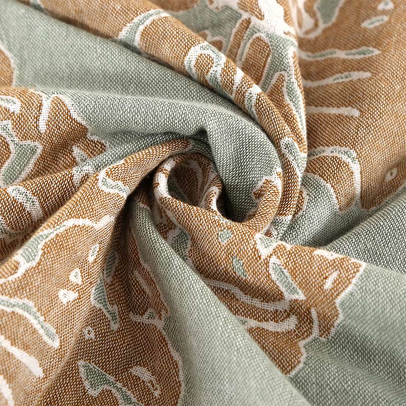 Lightweight Peony Cotton Reversible Blanket - image 10