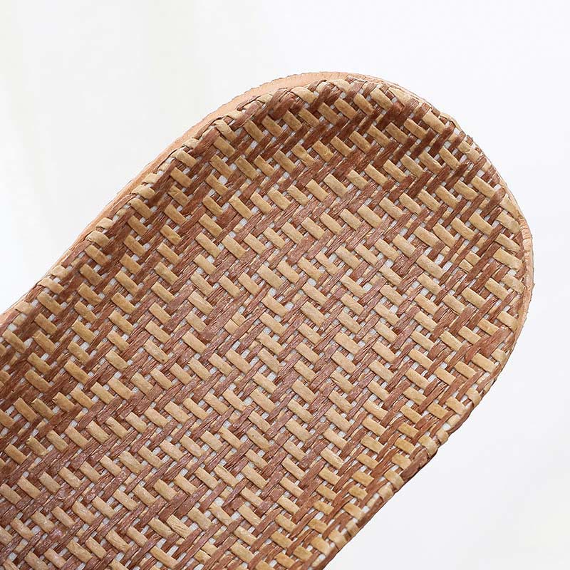 Modern Hollow-out Anti-slip Flax Slippers - image 15