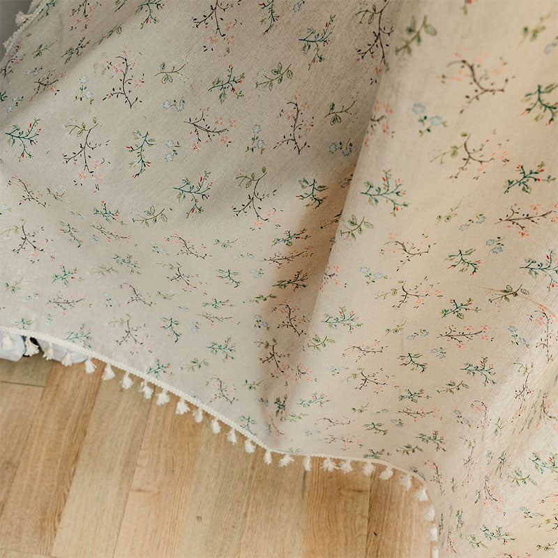 Countryside Style Floral Light Filtering Curtain - image 9